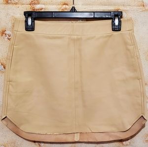 Mini Leather Skirt